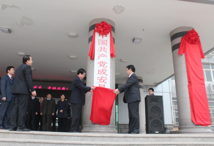 我县举行2012年党政机关春节升旗仪式_成安县人民政府