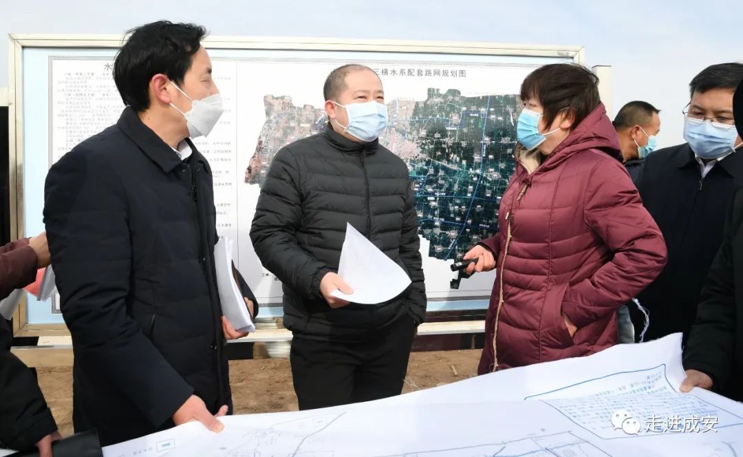 政府县长刘丙胜调研水利工程建设