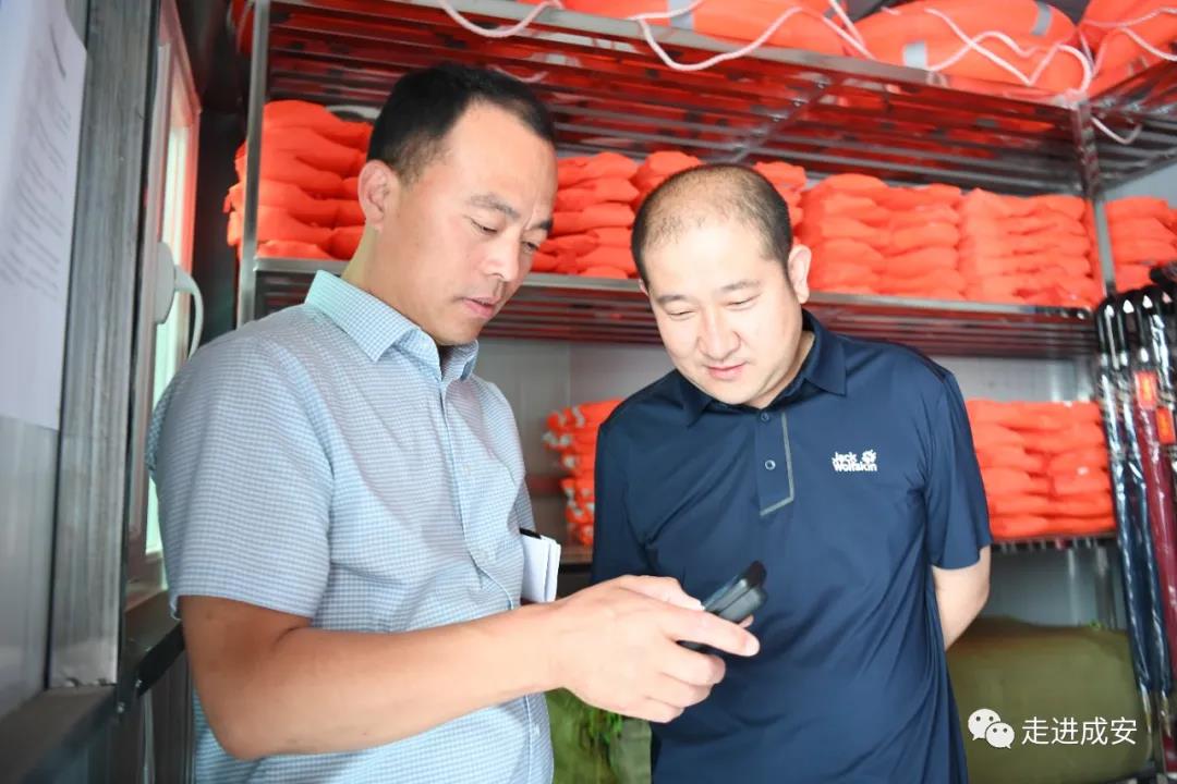 刘丙胜深入防汛重点节点调研防汛工作